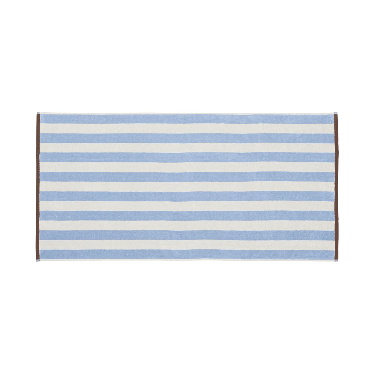 Serviette de bain GOBO baby blue / wide stripes, NOO.MA