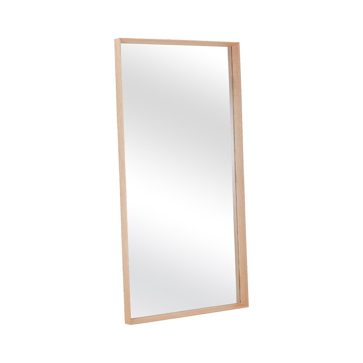 Miroir mural chêne ORYOS naturel clair, HABITAT