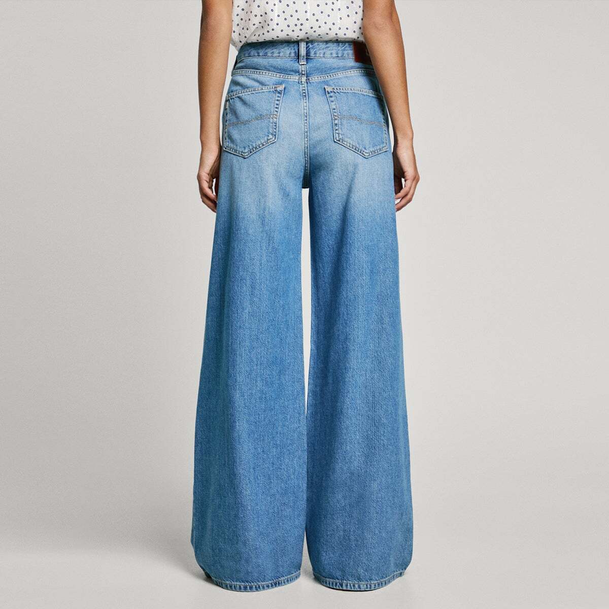 Jean Coupe Large, Taille Moyenne 11.5oz blue rigid denim, PEPE JEANS