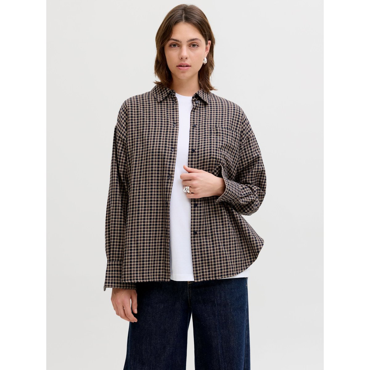 Chemise marron - slate black, JJXX