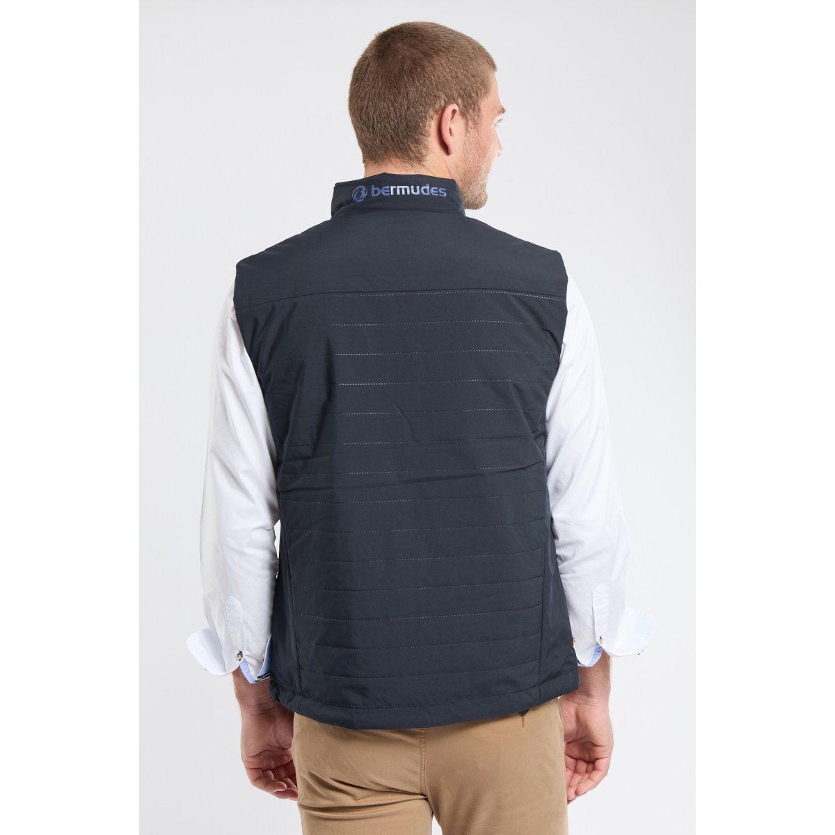 Veste sans manches imperméable HULL navy, BERMUDES