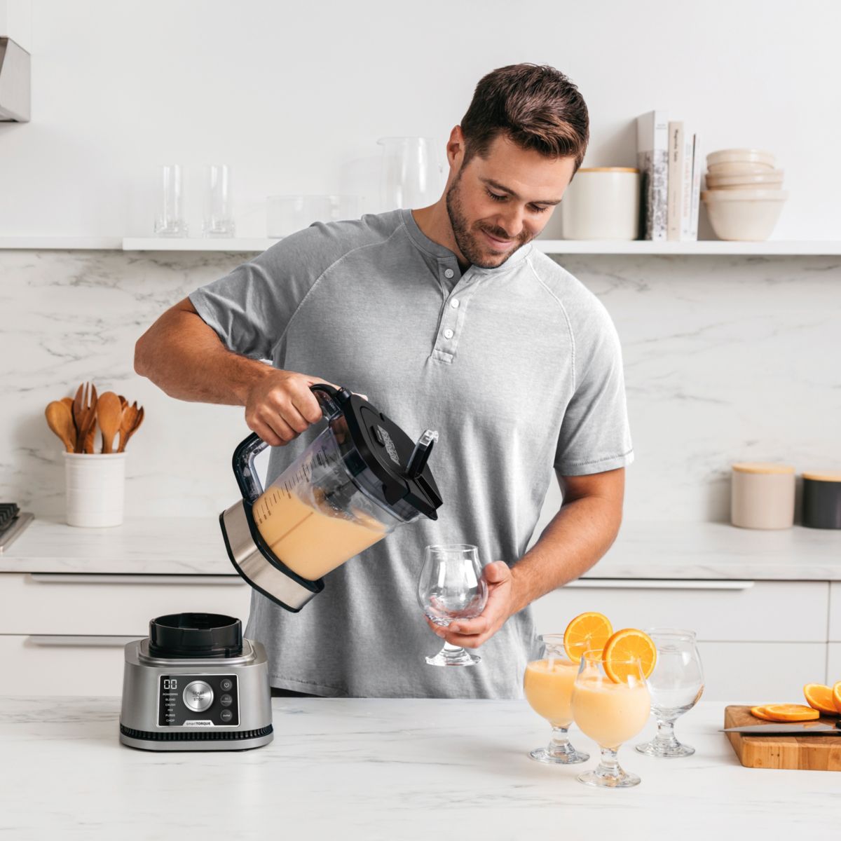 Blender Foodi Power Nutri 3-en-1 CB350EU chromã©, NINJA