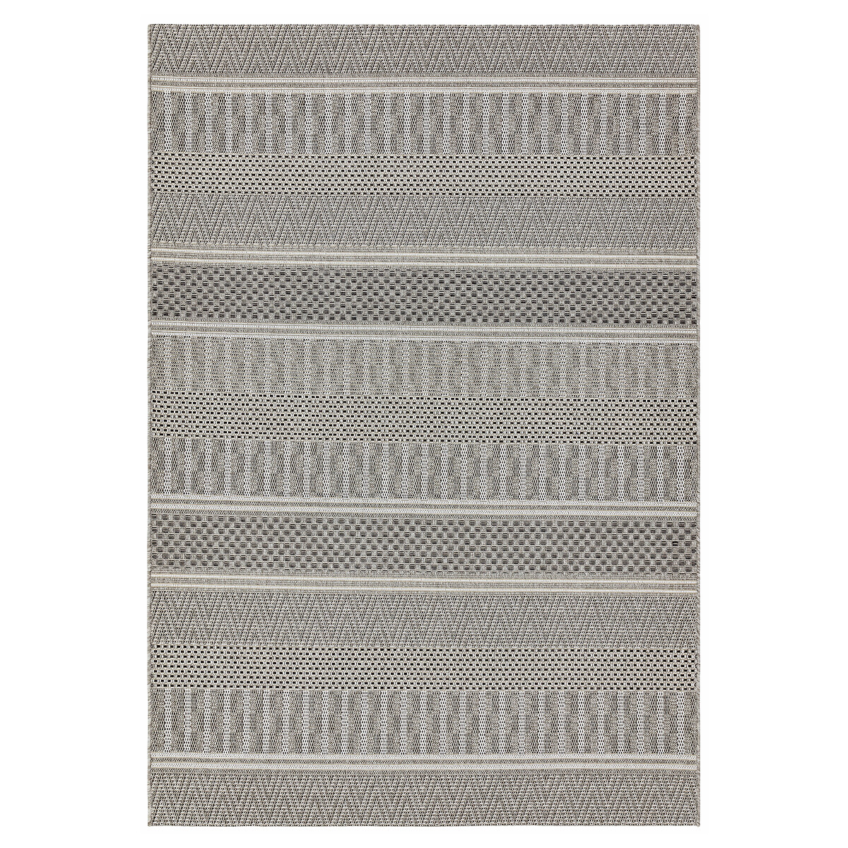 Stripe Patterned Indoor/Outdoor Rug natural, SO'HOME