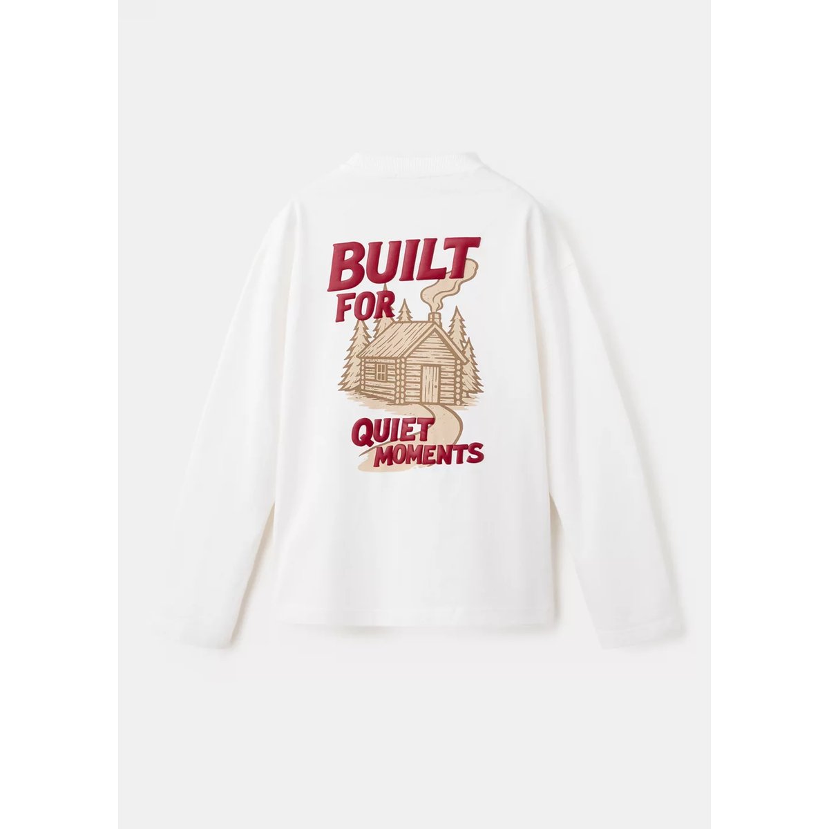 T-shirt oversize imprimé blanc cassé, MANGO KIDS