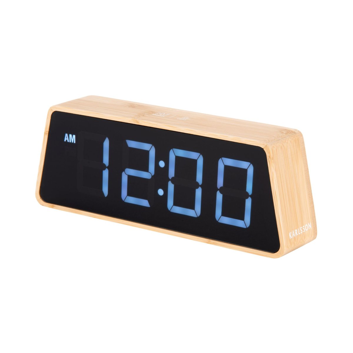 Réveil Bambou CHANGING COLOUR LED bambou, KARLSSON