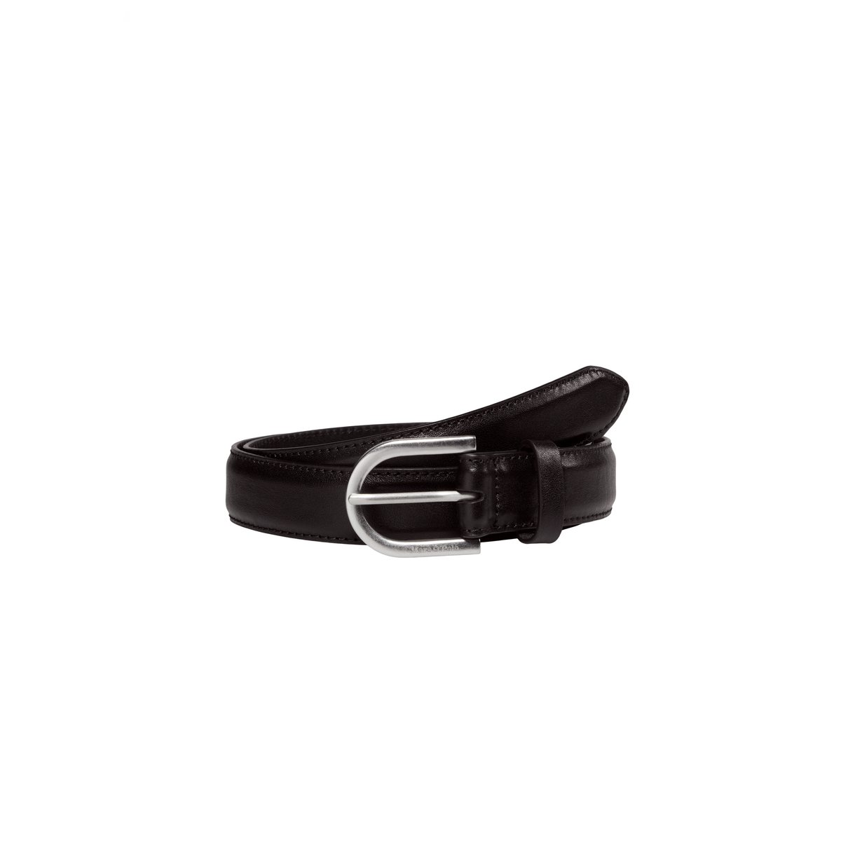 Ceinture modèle Jill en cuir de vachette souple noir, MARC O'POLO