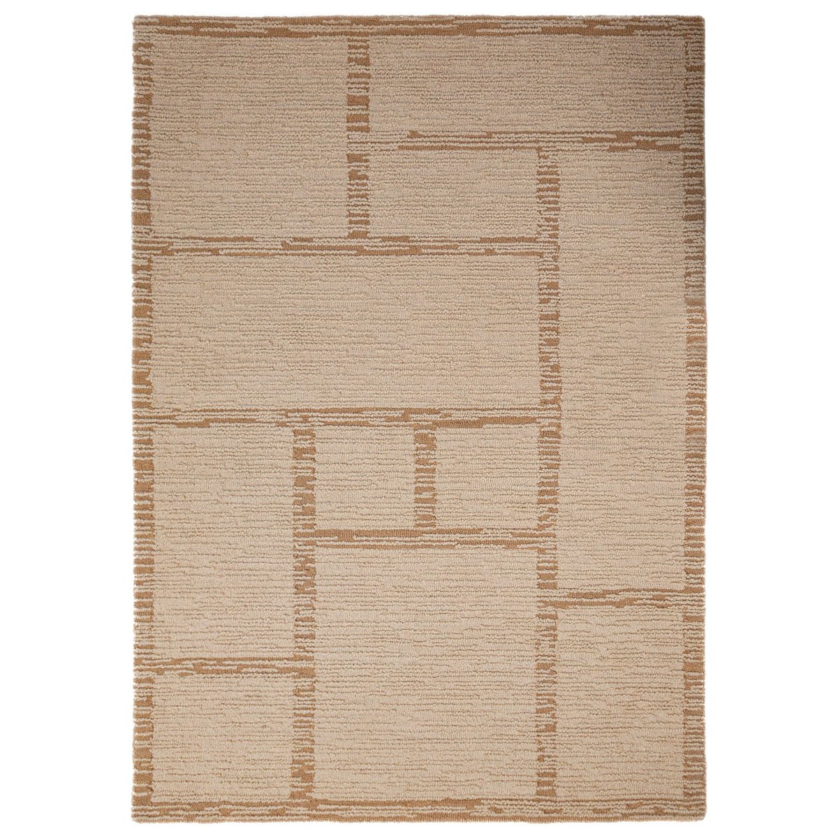 Tapis en laine HARRIS MODULA naturel, FLAIR RUGS