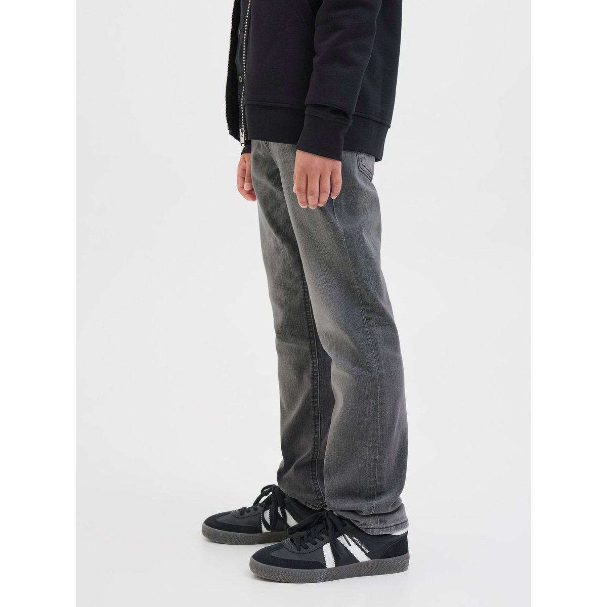 Jean Slim black denim, JACK & JONES JUNIOR