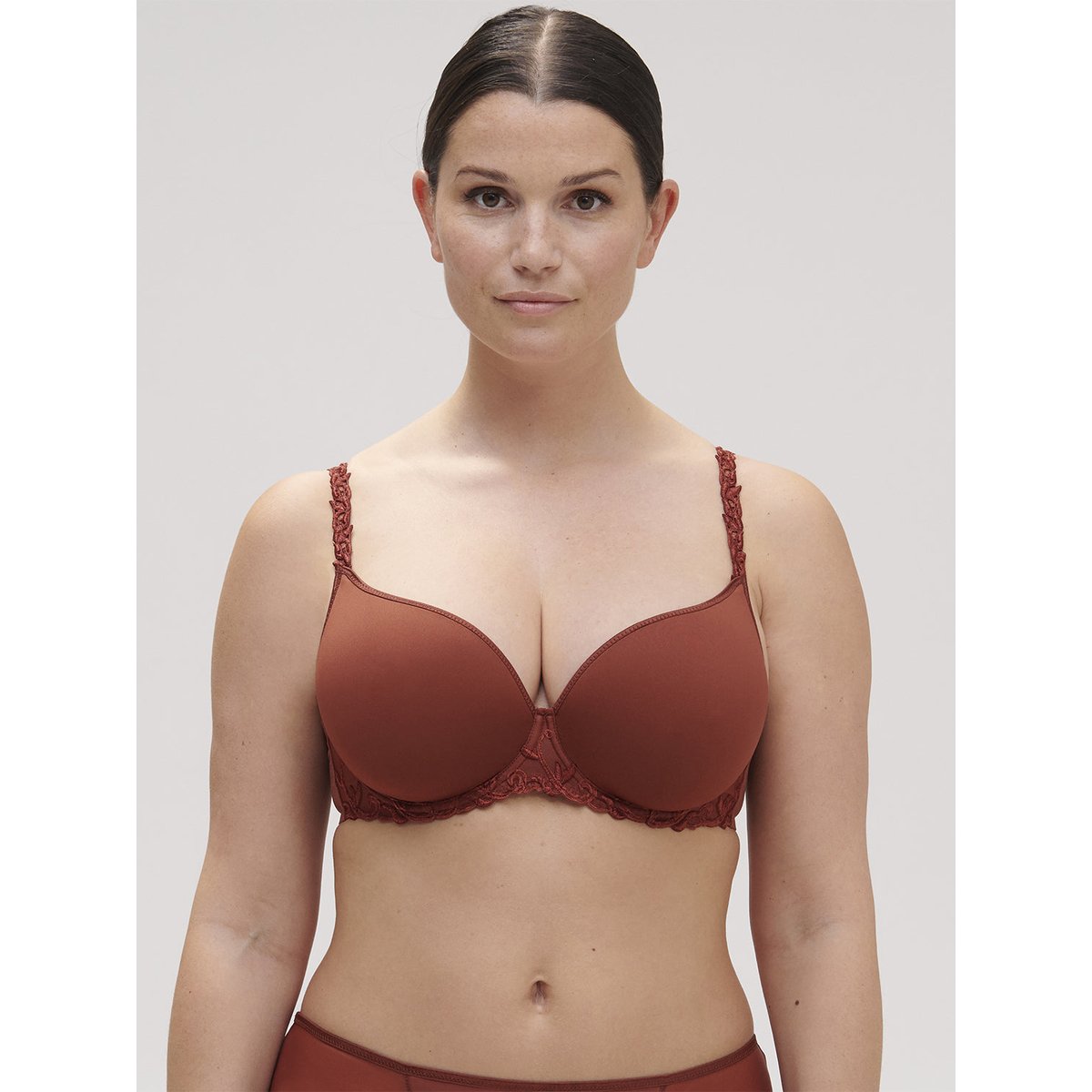 Soutien-gorge spacer décolleté plongeant, ANDORA marron, SIMONE PERELE