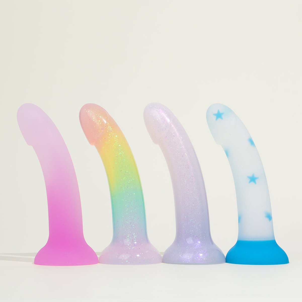 Vibromasseur non vibrant Dildo ventouse Funky_M multicouleur, PASSAGE DU DESIR