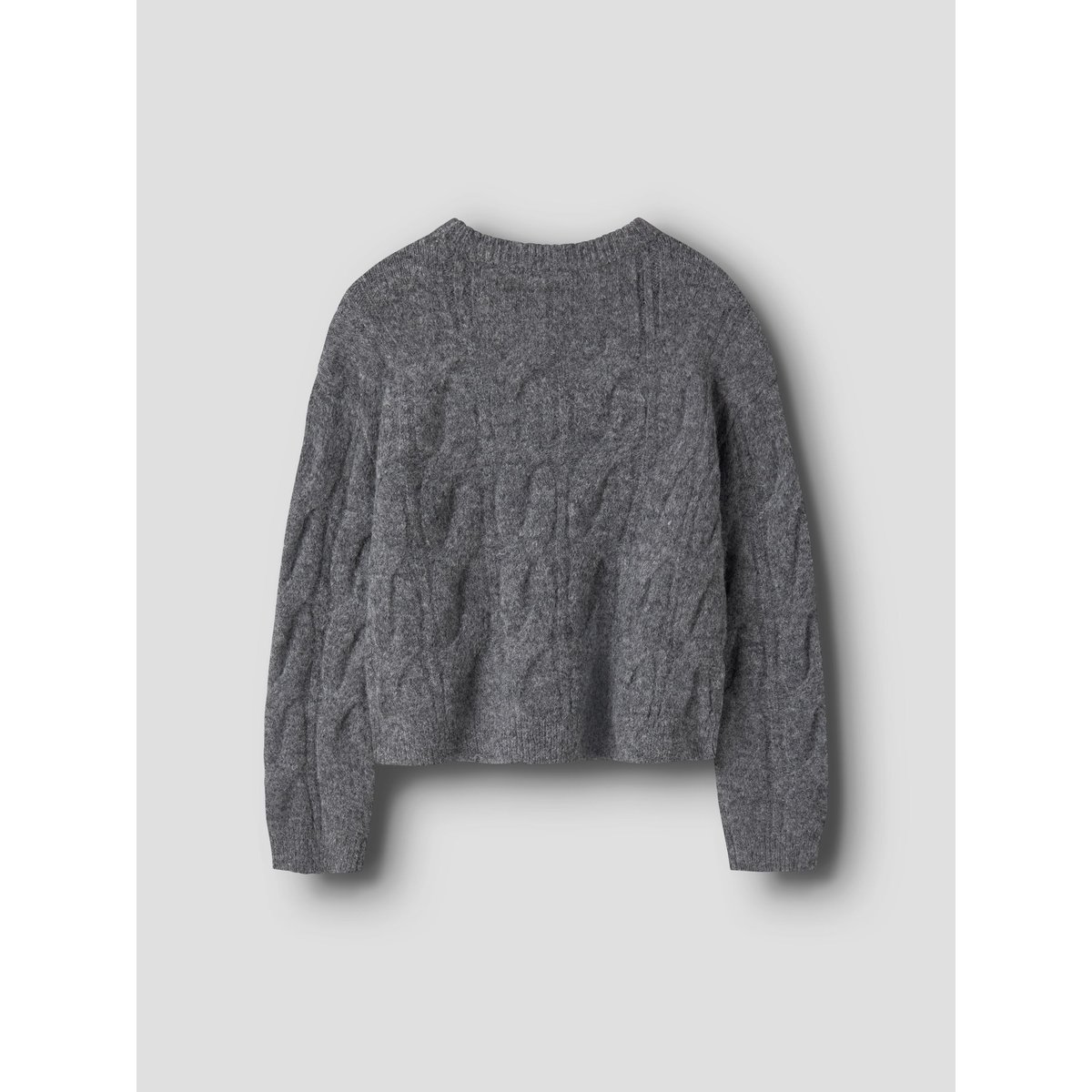 Pull En Maille gris - dark grey melange1, NAME IT