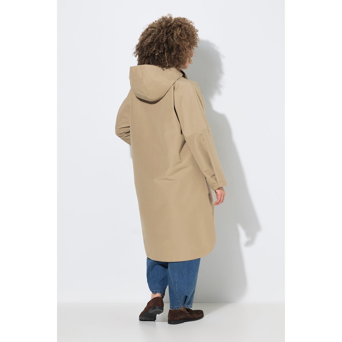 Manteau oversize, col chemise grès, ULLA POPKEN