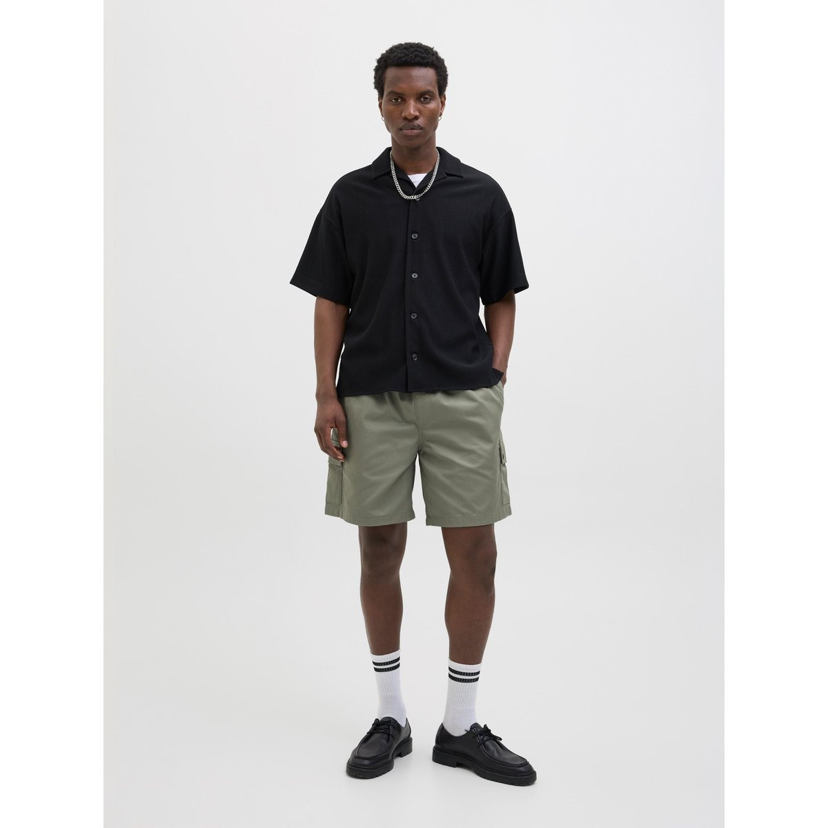 Short Cargo verte - agave green 1, JACK & JONES