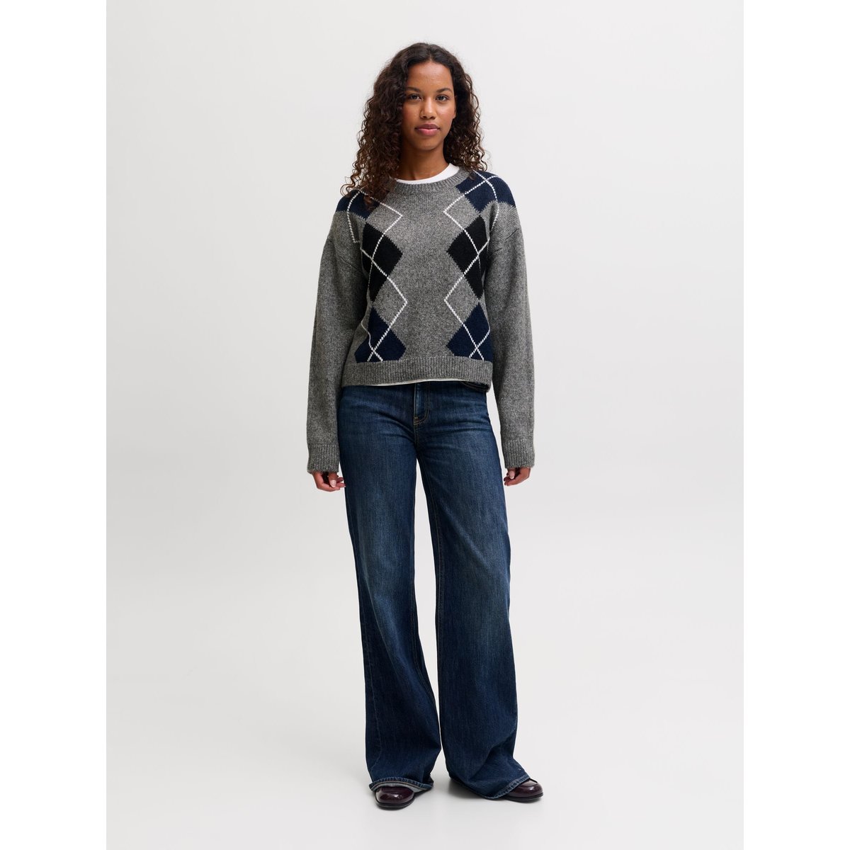 Pull En Maille dark grey melange, JJXX