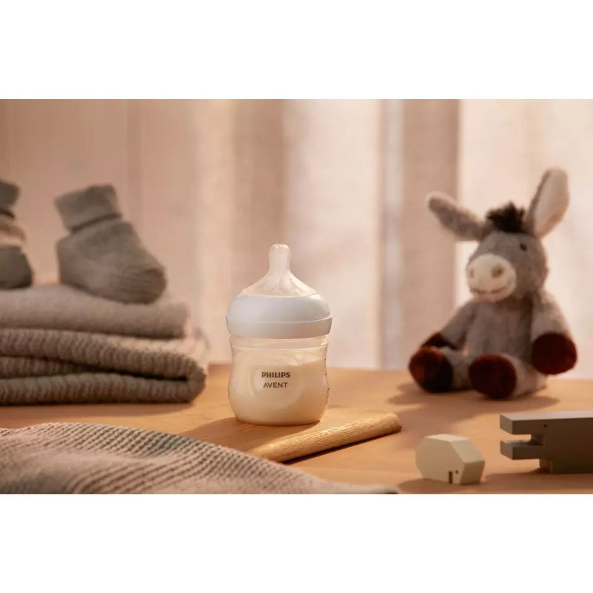 Lot de 2 biberons Natural transparent, PHILIPS AVENT