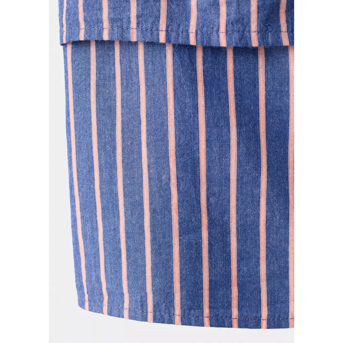 Blouse à rayures en coton bleu, MANGO KIDS