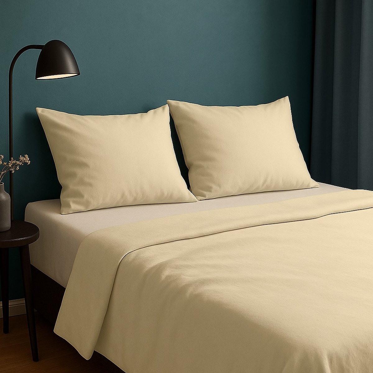 Draps plat en coton uni, NEOL lin, C DESIGN HOME TEXTILE
