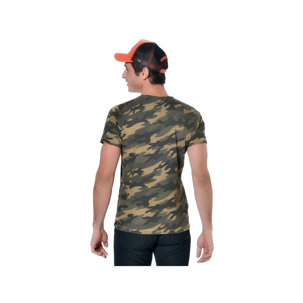 Tee Shirt en coton Ron camouflage, VON DUTCH