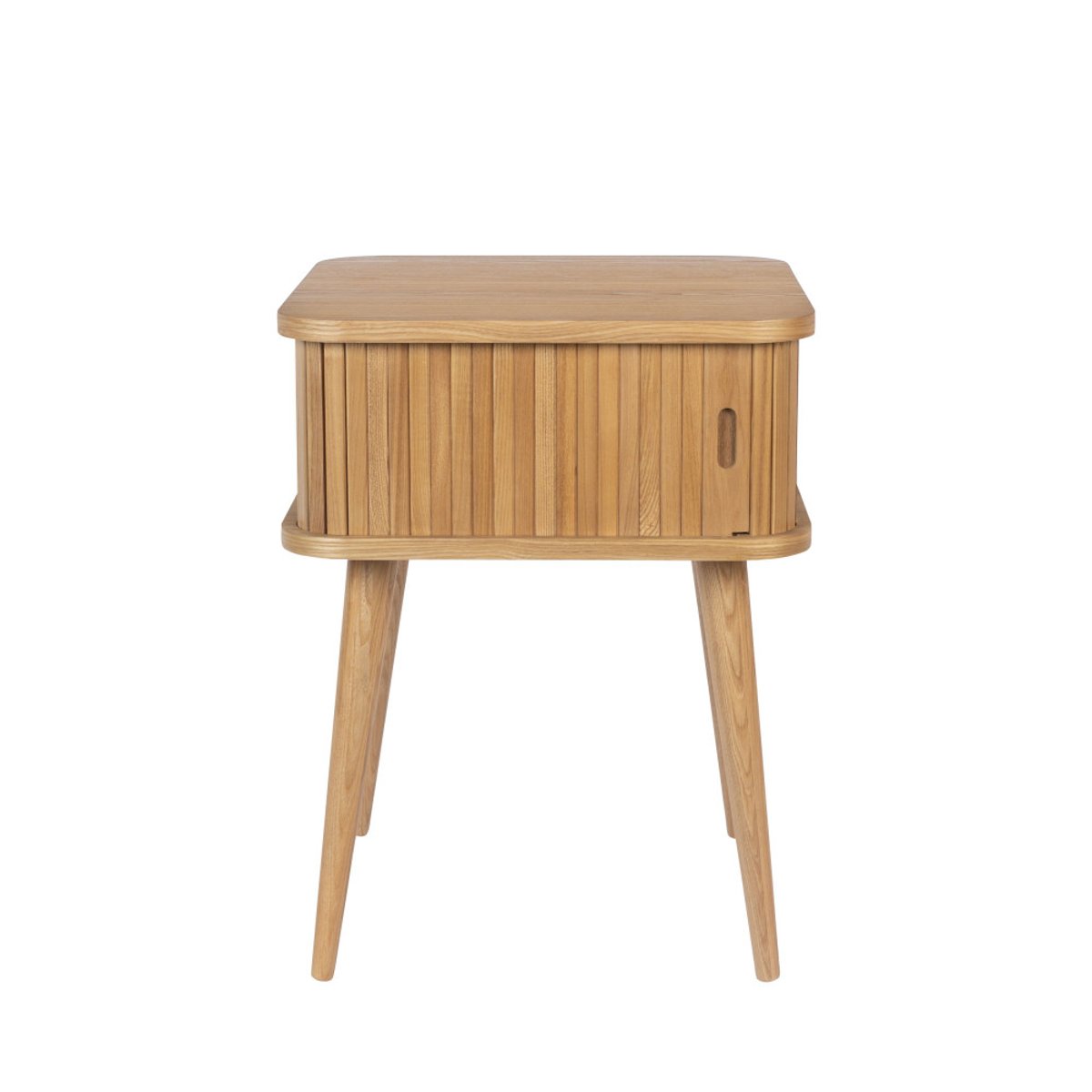 Table d'appoint design en bois - Barbier bois clair, ZUIVER