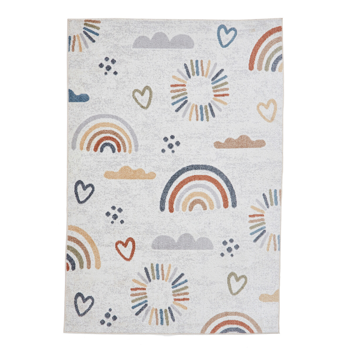 Kids Washable Rainbow Rug multi-coloured, SO'HOME