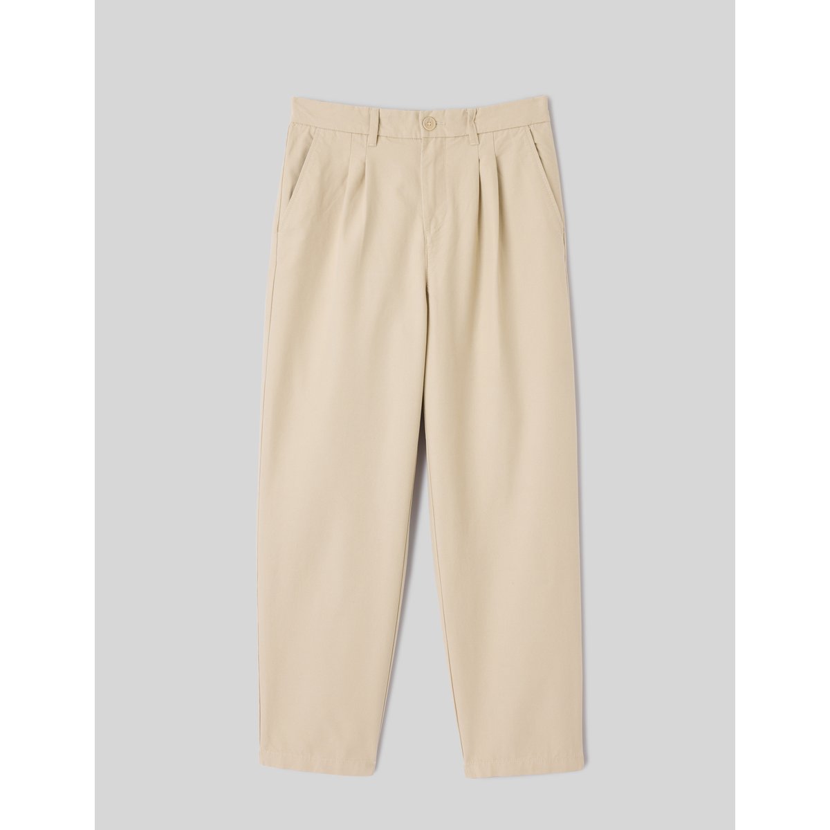 Pantalon double pince blanc cassé, BZB