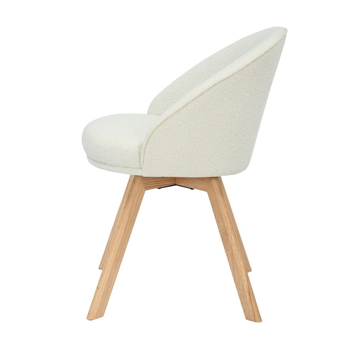 Chaise repas pivotante blanc, ZAGO