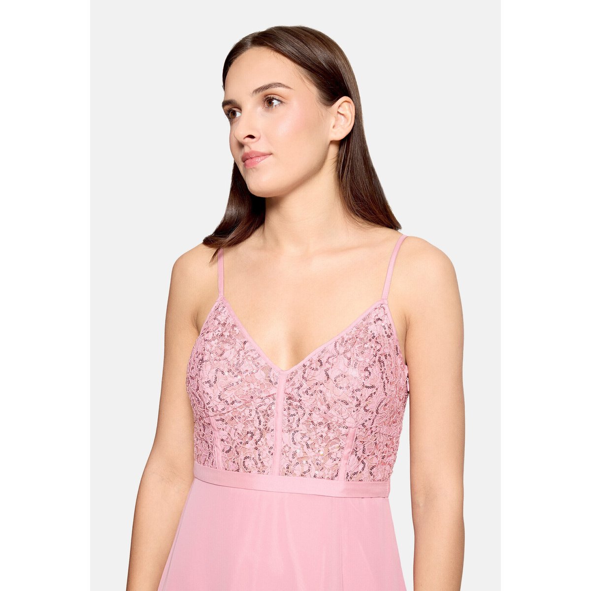 Robe de soirée à broderies vintage blossom, VERA MONT