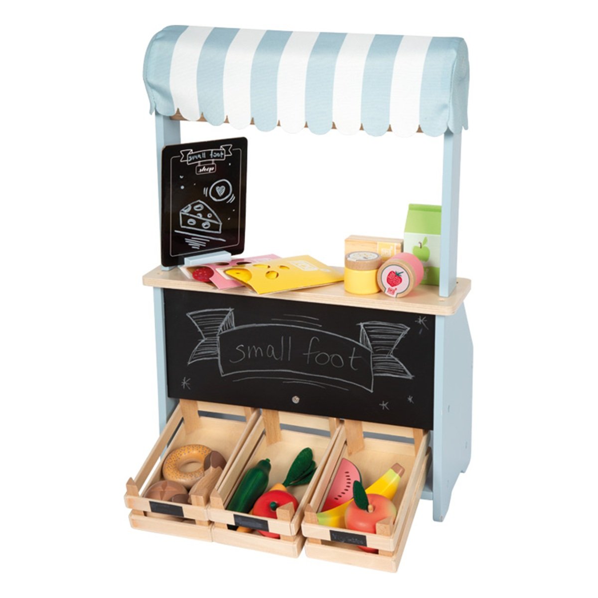 Boutique marchande compacte bleu, SMALL FOOT COMPANY