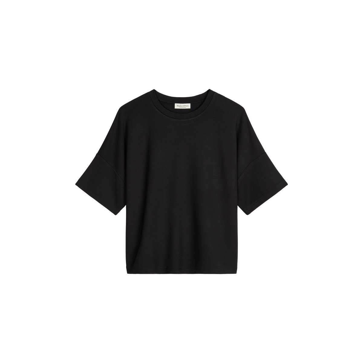 T-shirt oversize en TENCEL™ Modal noir, MARC O'POLO