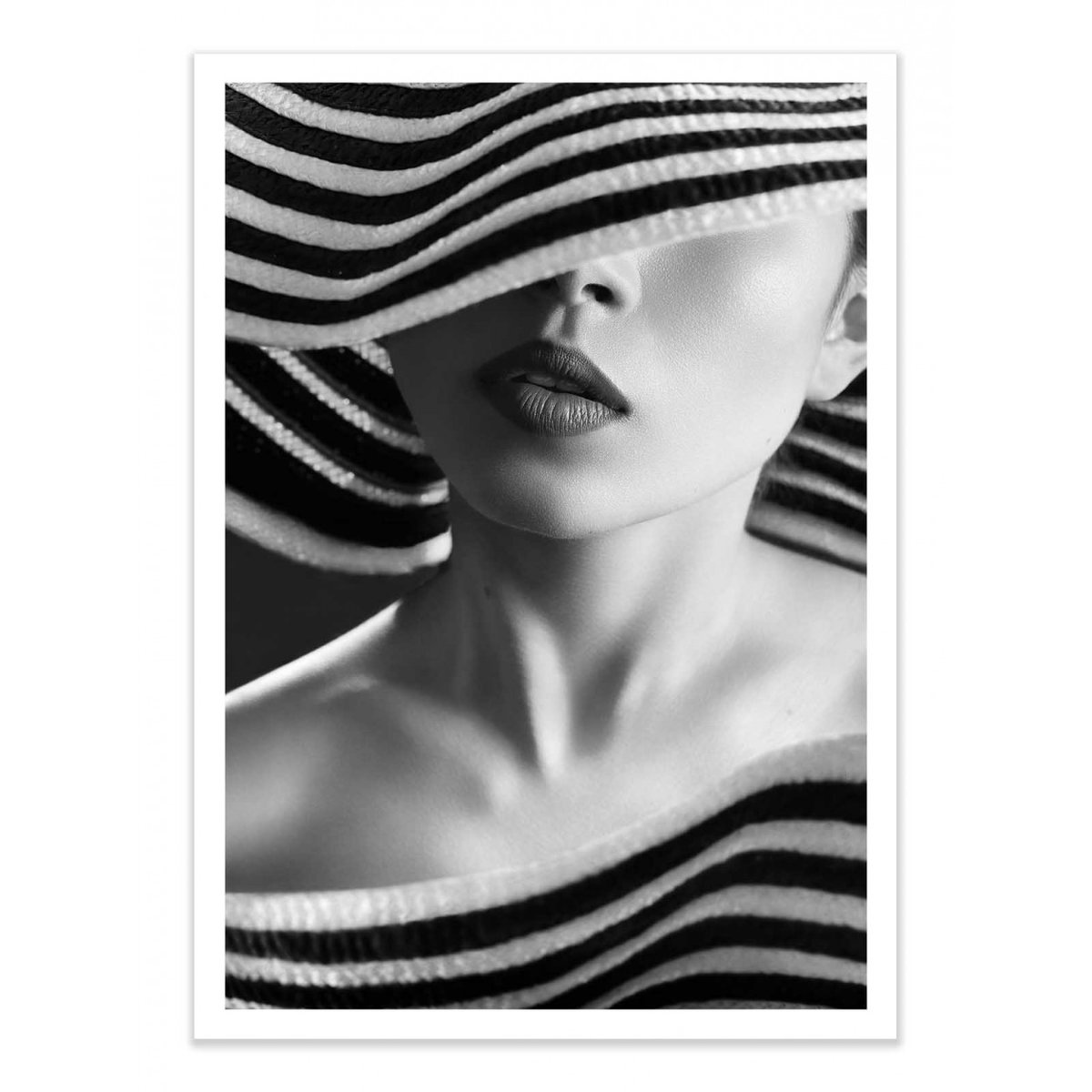 Affiche d’art et cadre noir 50 x 70 cm - Woman - Boris Belokonov affiche d'art, WALL EDITIONS