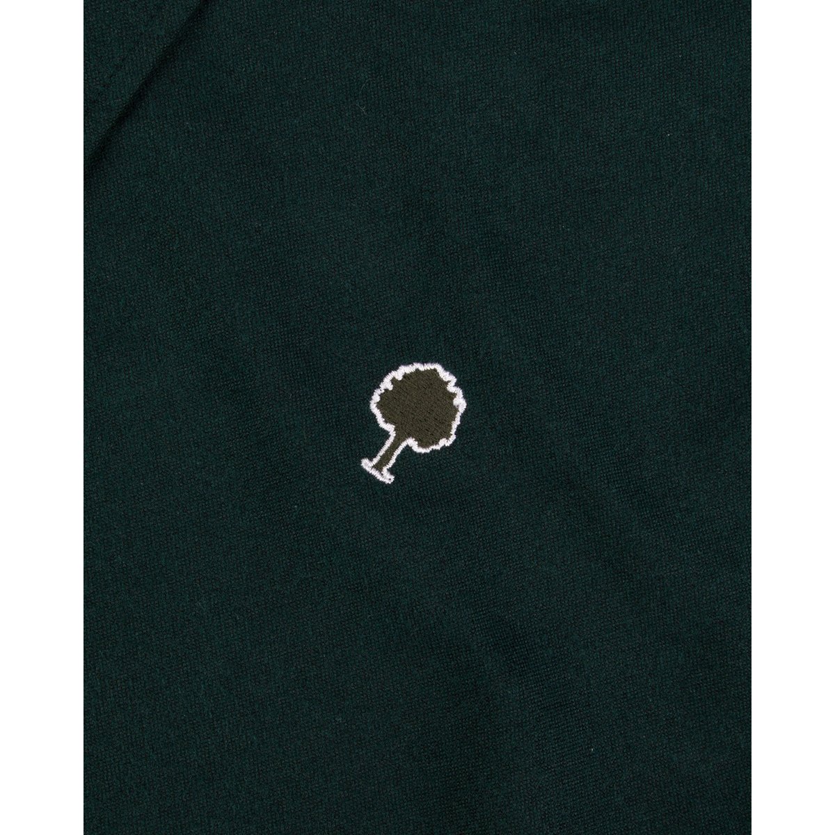 Chemise en tissu Oxford vert foncé, FAGUO