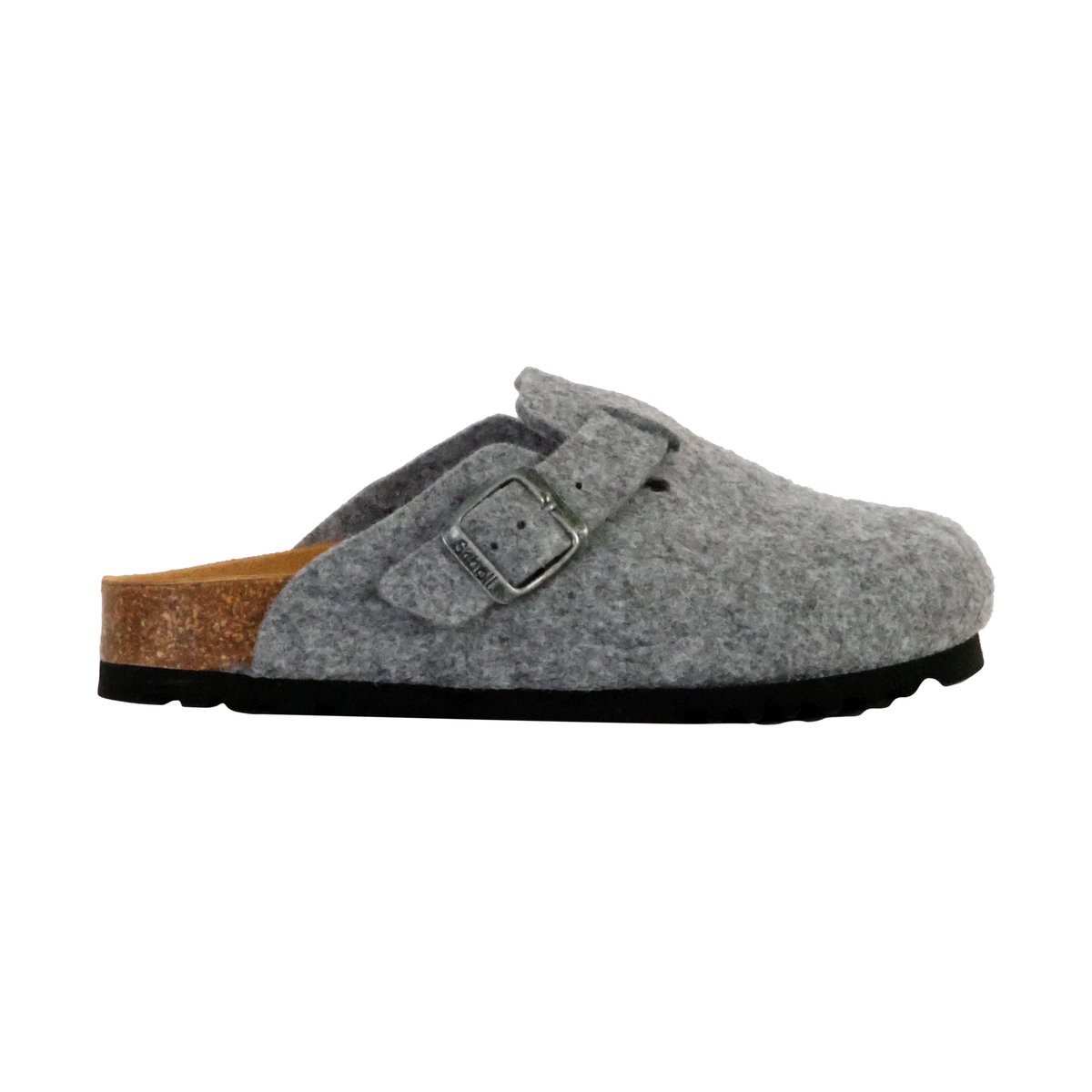 Mules Cuir Fae gris, SCHOLL