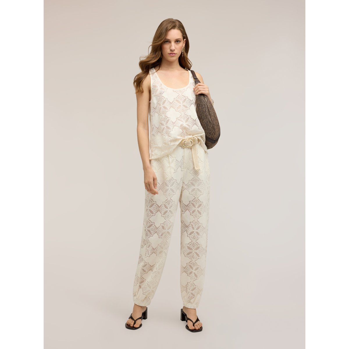 Pantalon de jogging blanc, MOTIVI