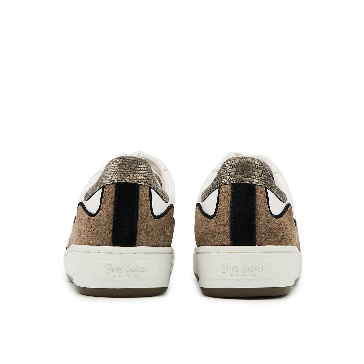 Baskets En Cuir Loulou Suede gun, BONS BAISERS