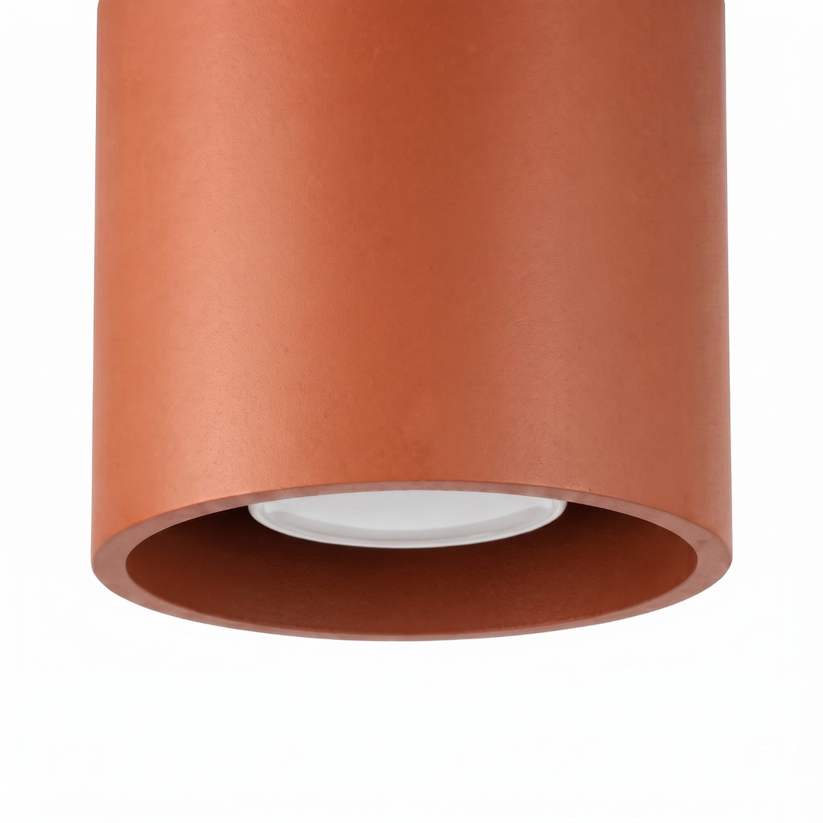 Plafonnier Aluminium Ocre Rouge GU10 1 Orbis ocre rouge, EDEN