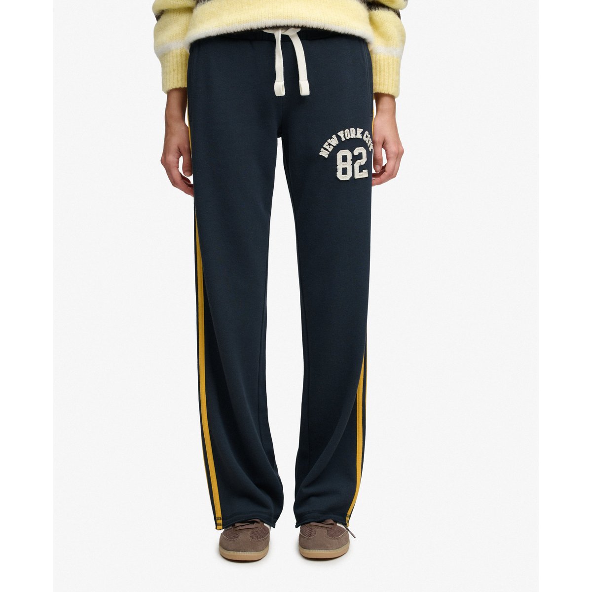 Pantalon jogger Athletic Essentials coupe décontractée bleu marine éclipse, SUPERDRY