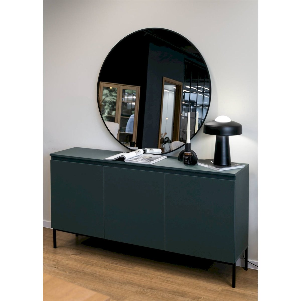 Buffet 3 portes collection BEMMI noir, RECOLLECTION