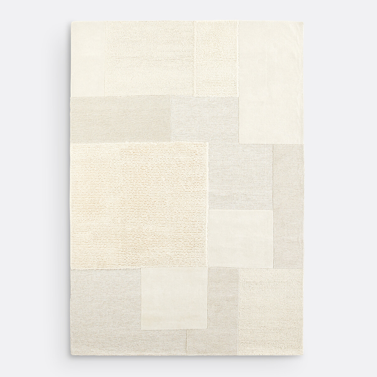 Tapis en laine, Ilena ecru, LA REDOUTE INTERIEURS