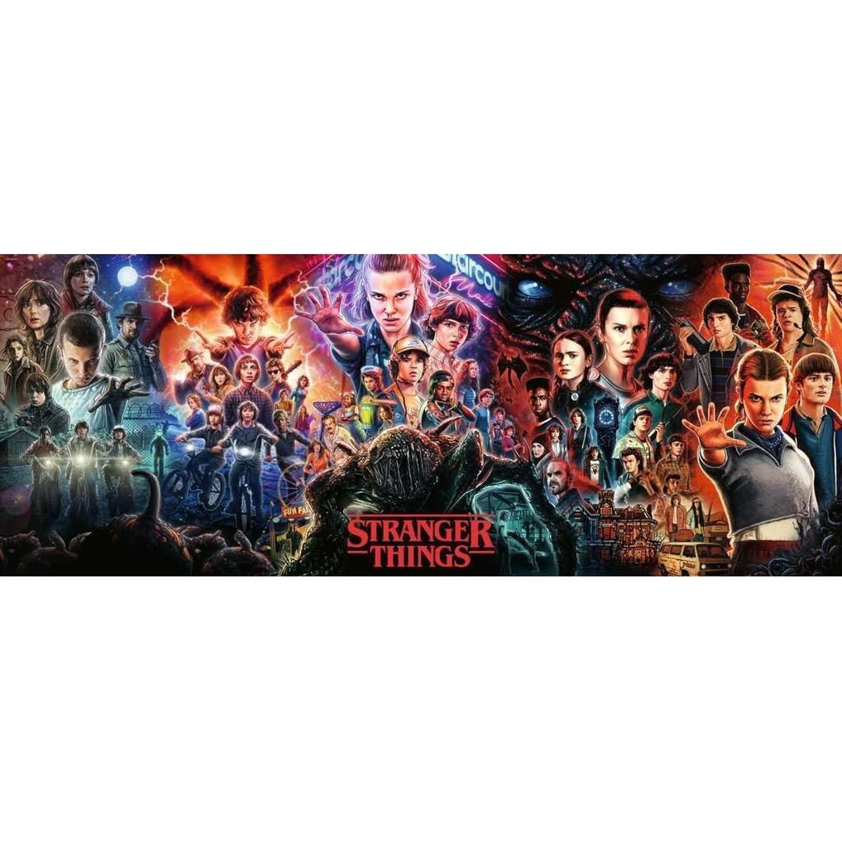 Puzzle Stranger Things 1000 pièces noir, RAVENSBURGER