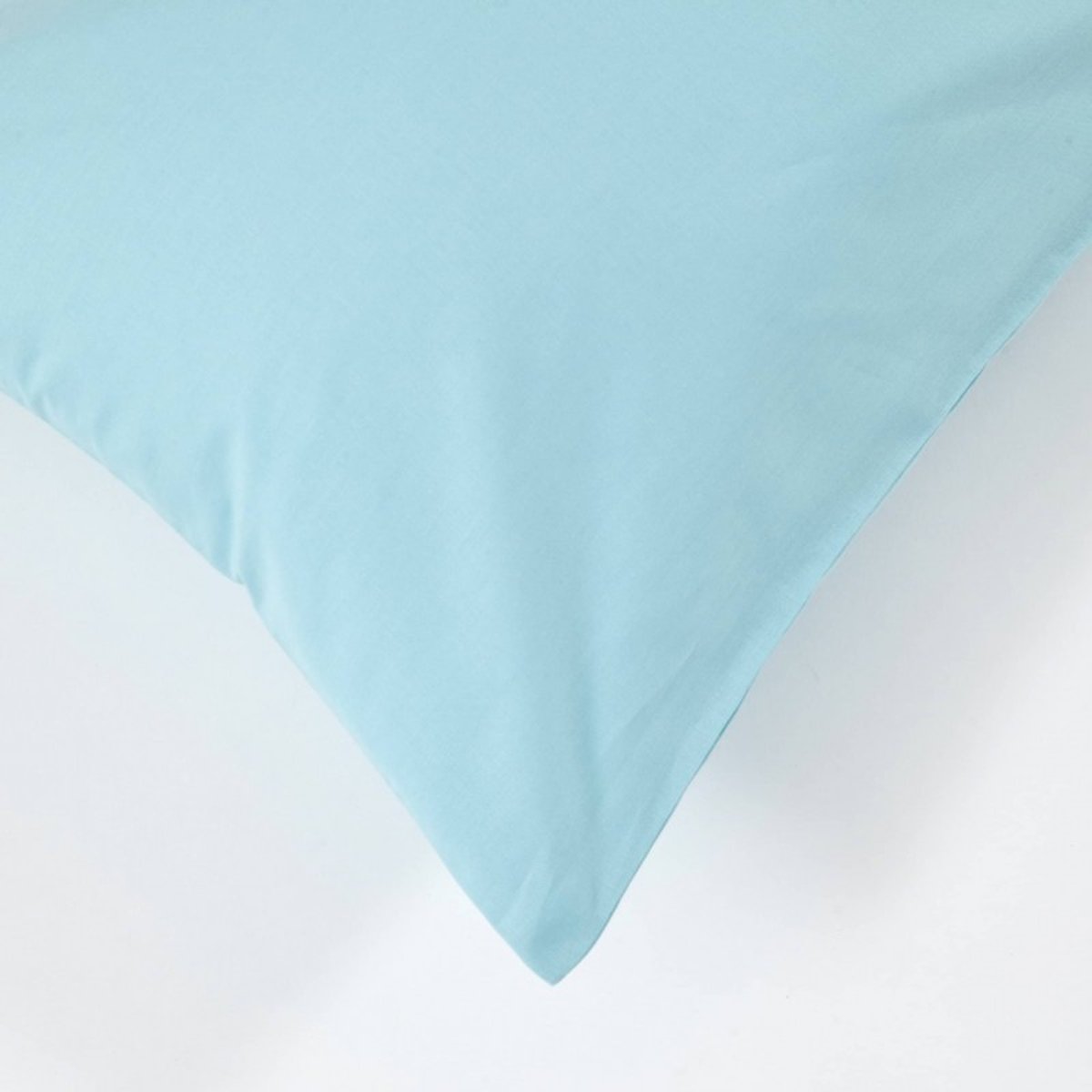 Housse de traversin plat bleu (Lot de 2) bleu, LES MATELAS DE MORPHEE