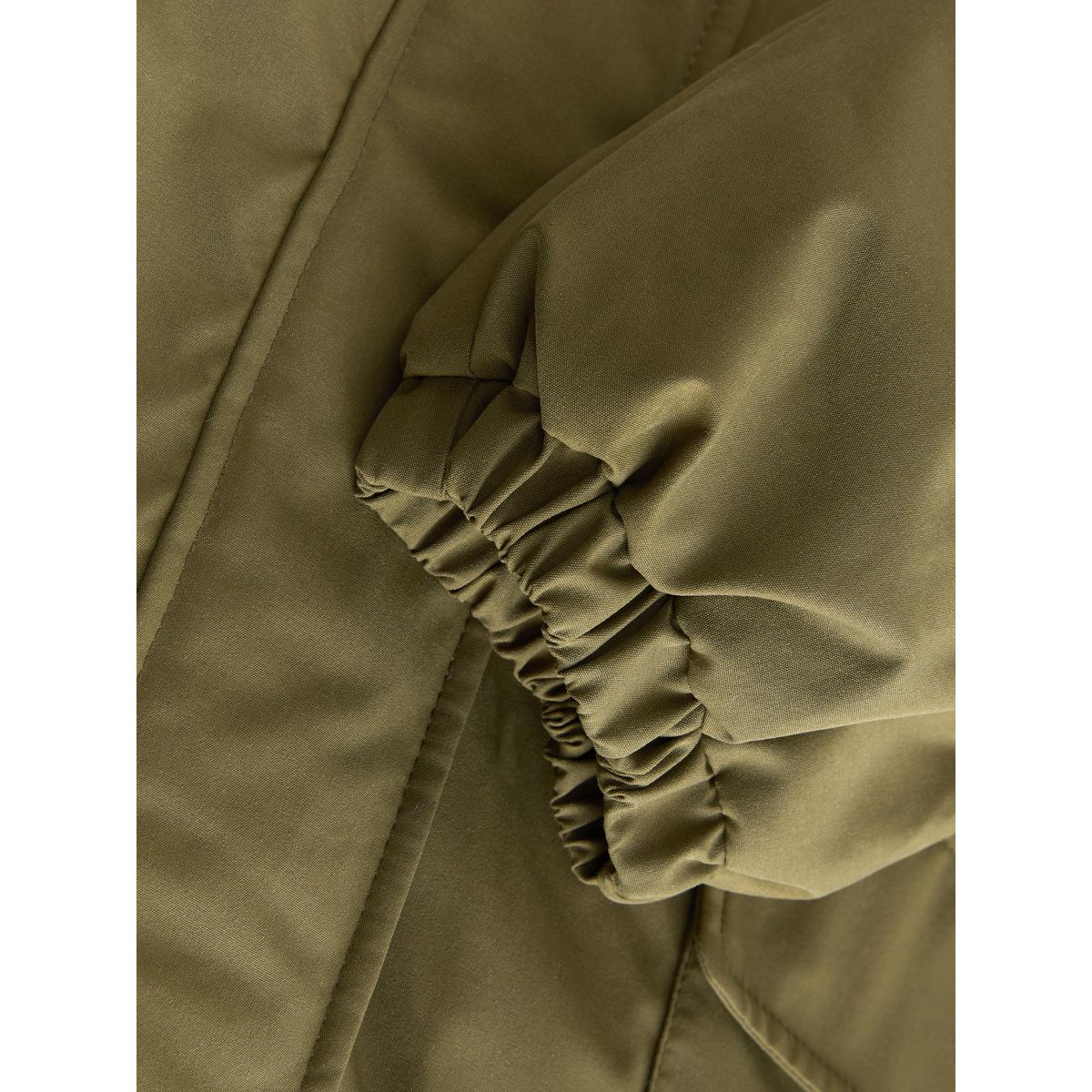 Parka avec doublure imitation fourrure imprimée animal vert kaki, NEXT