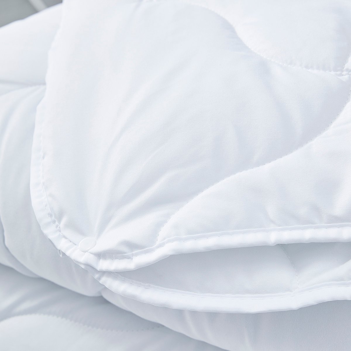 Couette 4 saisons synthétique 2 personnes ESSENTIAL blanc, TODAY