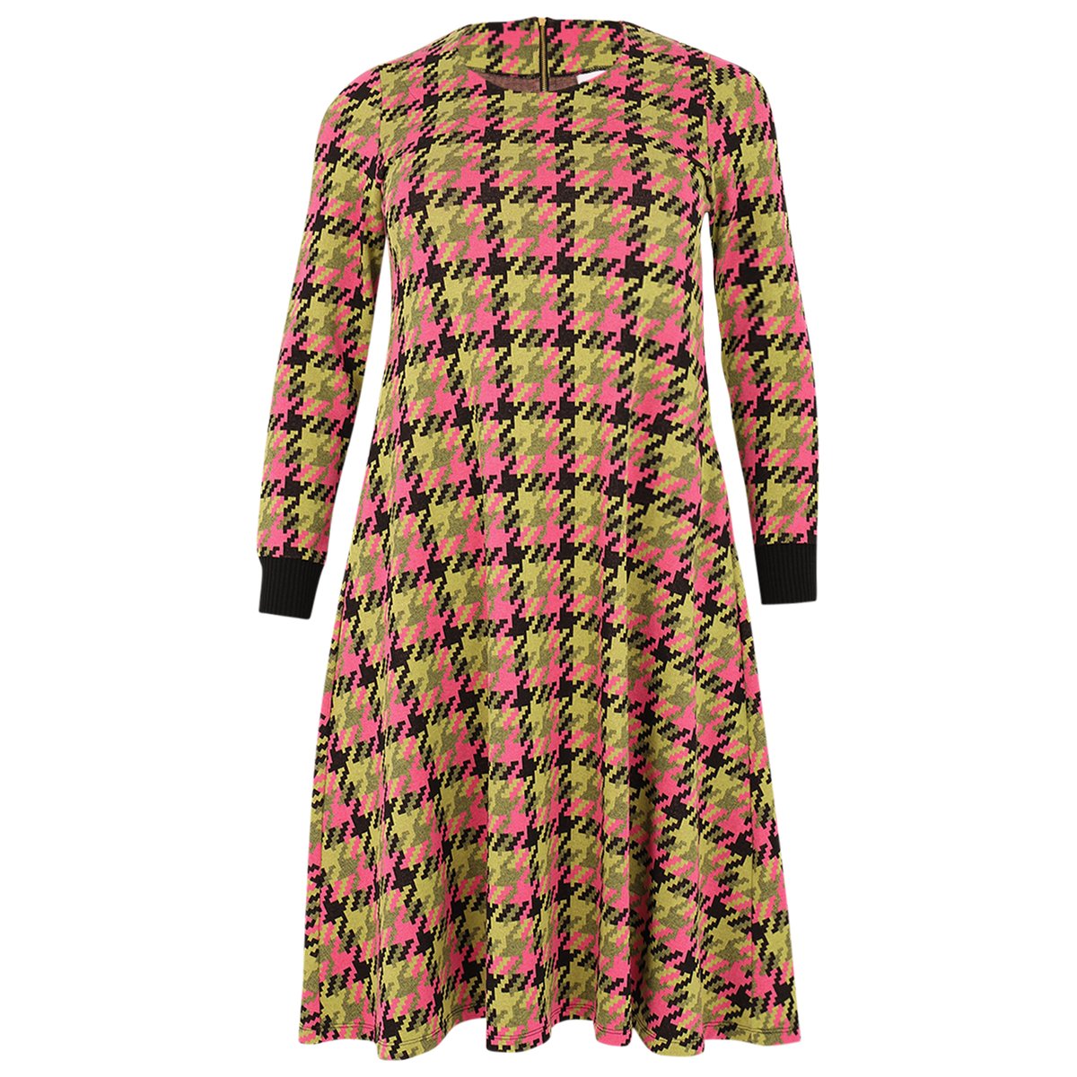 Robe avec fermeture éclair vert, YOEK