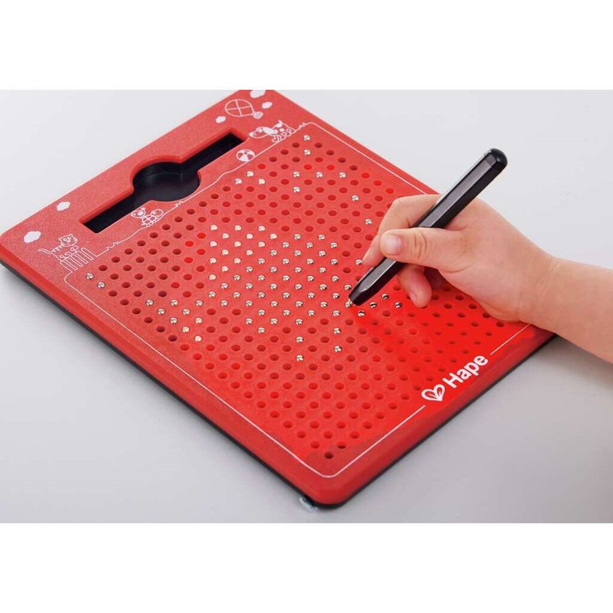 Petite tablette magnétique rouge rouge, HAPE