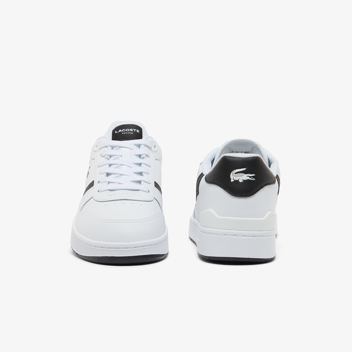 Sneakers T-Clip Set homme en cuir blanc-147, LACOSTE