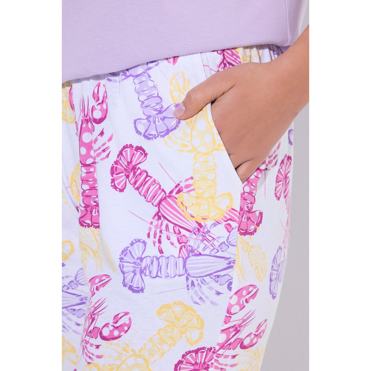 Pyjama motif homards lavande tendre, ULLA POPKEN