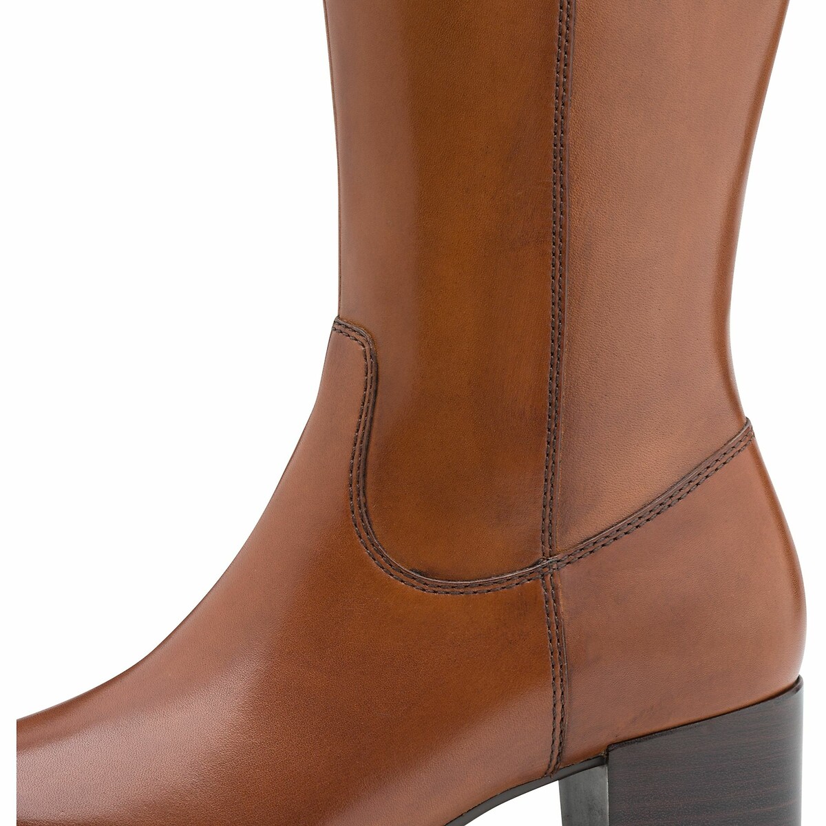 Bottes à talon cognac, TAMARIS