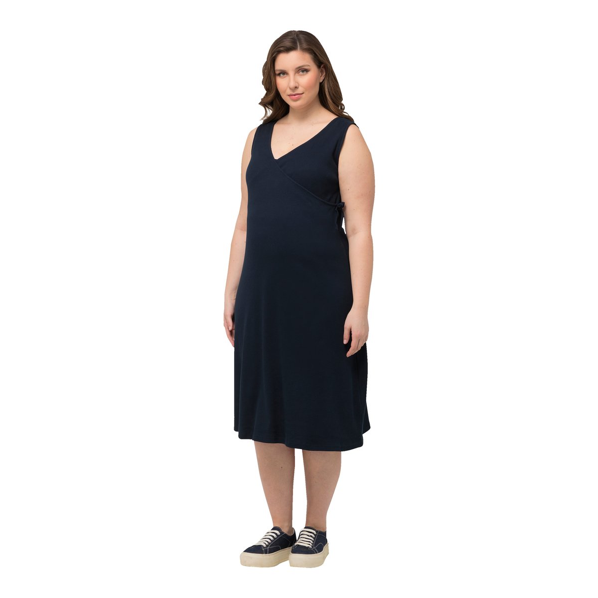 Robe de grossesse sans manches marine, ULLA POPKEN