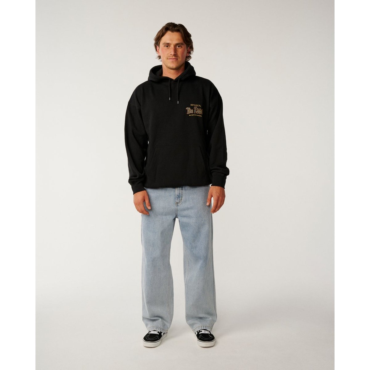 Sweat à capuche Eddie Would Go Poster black, RIP CURL