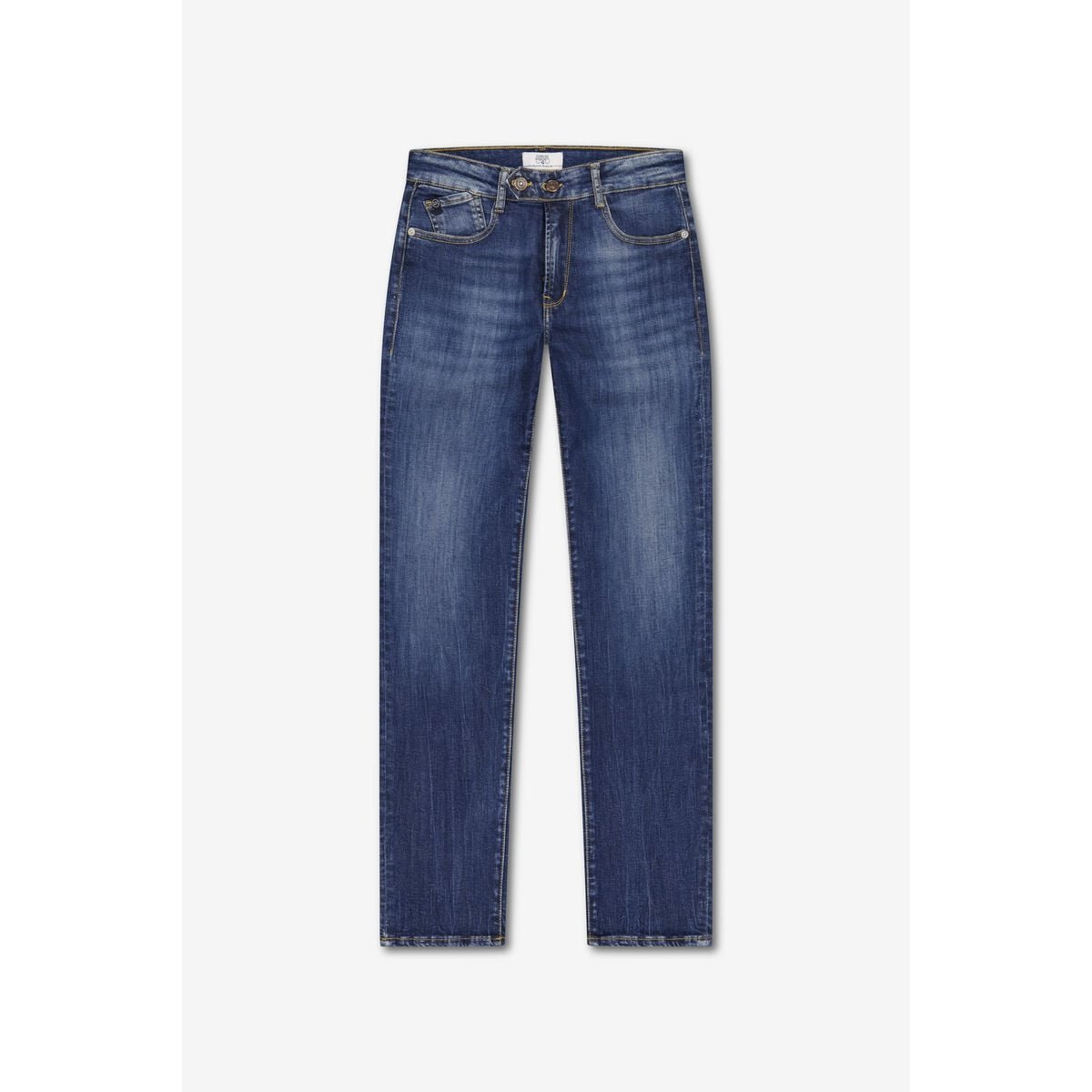 Jeans droite , longueur 34 blue, LE TEMPS DES CERISES